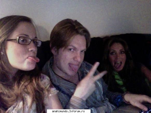 poze personale cu Anahi - Pulina,Guilermo y Any - Anahi